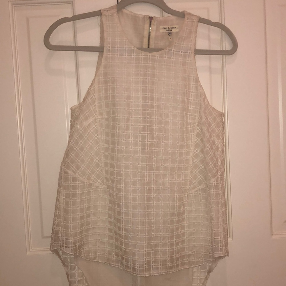 Rag & Bone White Tank Top